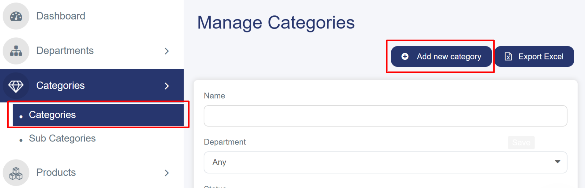 How to Add a New Category